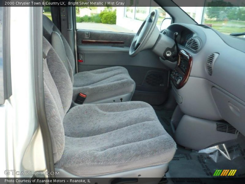 Bright Silver Metallic / Mist Gray 2000 Chrysler Town & Country LX