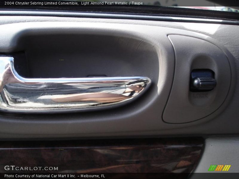 Light Almond Pearl Metallic / Taupe 2004 Chrysler Sebring Limited Convertible