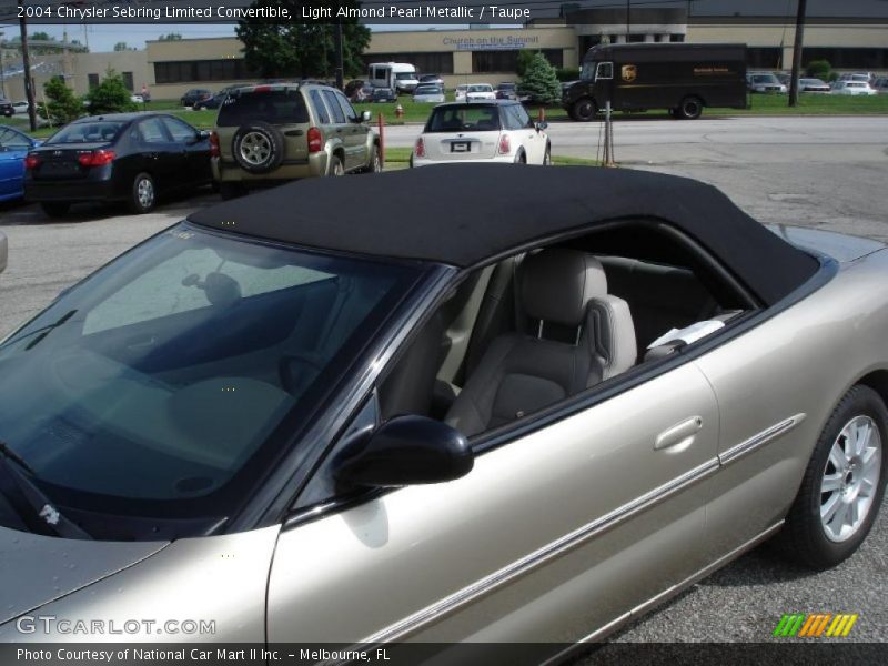 Light Almond Pearl Metallic / Taupe 2004 Chrysler Sebring Limited Convertible