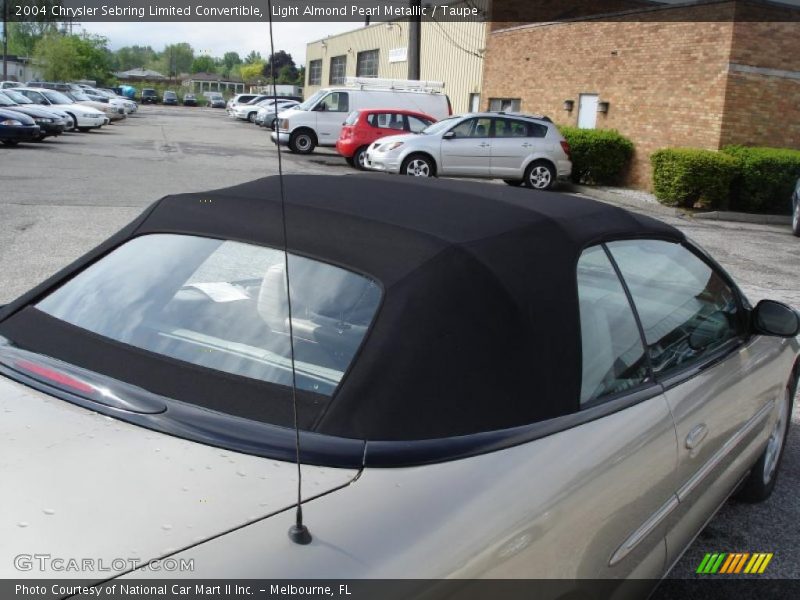 Light Almond Pearl Metallic / Taupe 2004 Chrysler Sebring Limited Convertible