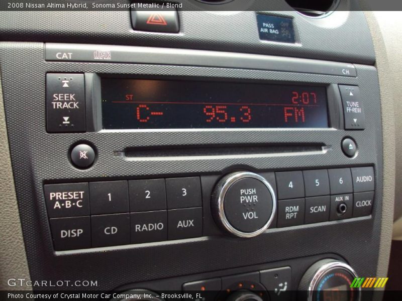 Sonoma Sunset Metallic / Blond 2008 Nissan Altima Hybrid