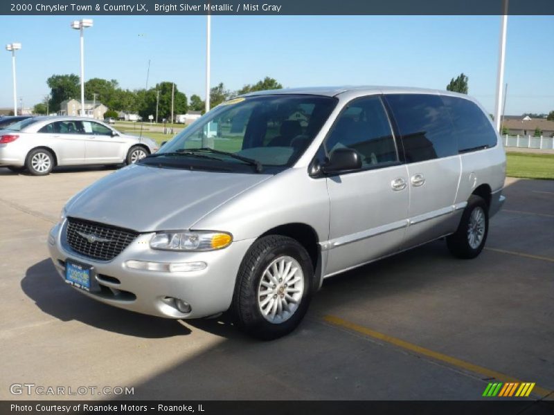 Bright Silver Metallic / Mist Gray 2000 Chrysler Town & Country LX