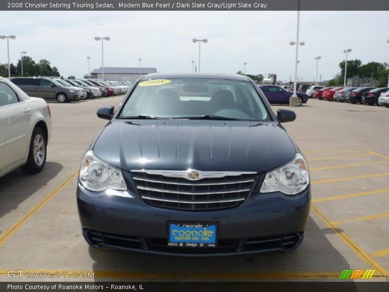 Modern Blue Pearl / Dark Slate Gray/Light Slate Gray 2008 Chrysler Sebring Touring Sedan