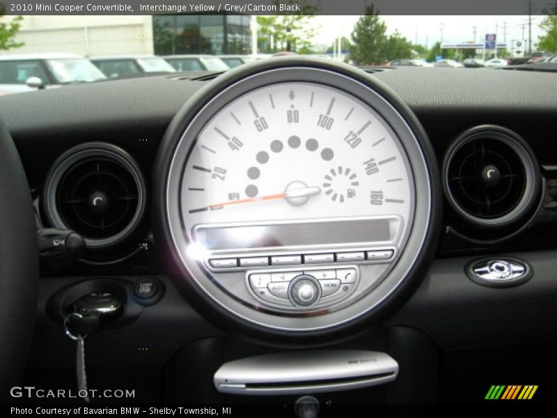 Interchange Yellow / Grey/Carbon Black 2010 Mini Cooper Convertible