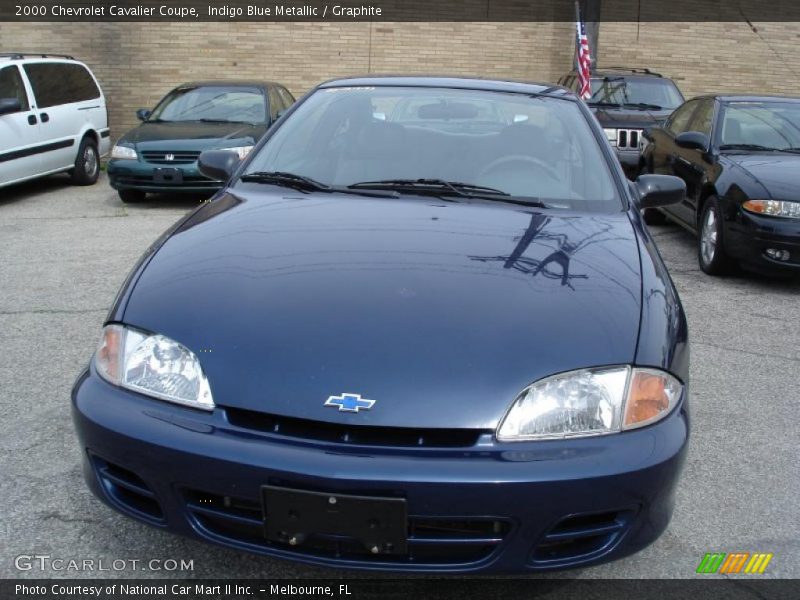 Indigo Blue Metallic / Graphite 2000 Chevrolet Cavalier Coupe