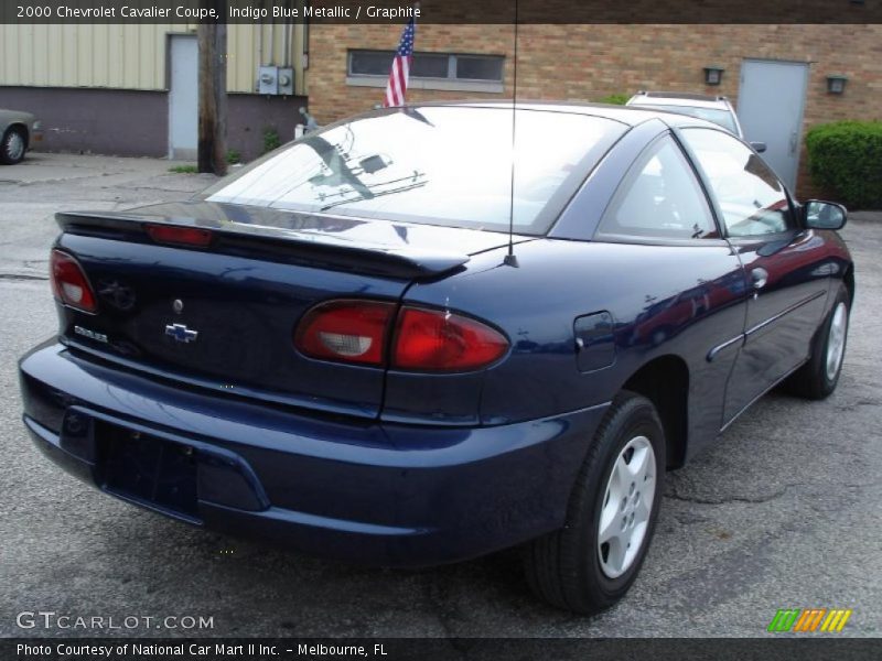 Indigo Blue Metallic / Graphite 2000 Chevrolet Cavalier Coupe