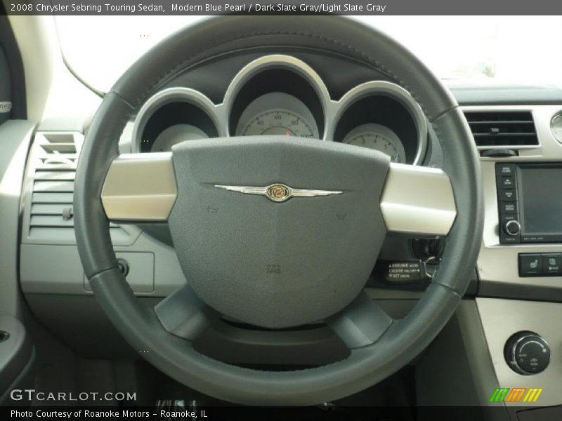 Modern Blue Pearl / Dark Slate Gray/Light Slate Gray 2008 Chrysler Sebring Touring Sedan
