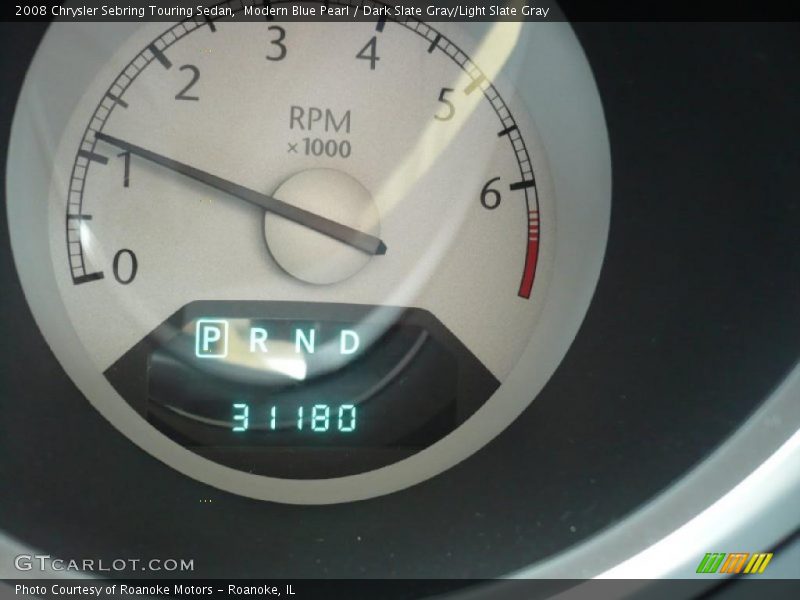 Modern Blue Pearl / Dark Slate Gray/Light Slate Gray 2008 Chrysler Sebring Touring Sedan