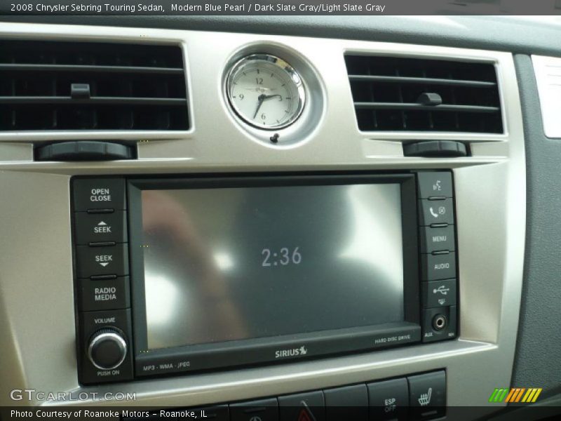 Modern Blue Pearl / Dark Slate Gray/Light Slate Gray 2008 Chrysler Sebring Touring Sedan
