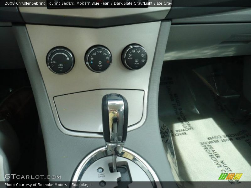 Modern Blue Pearl / Dark Slate Gray/Light Slate Gray 2008 Chrysler Sebring Touring Sedan