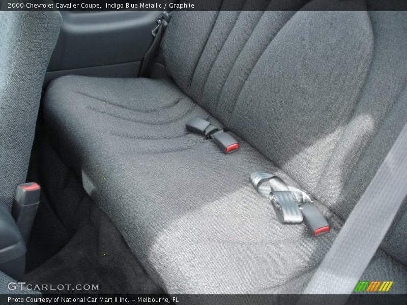 Indigo Blue Metallic / Graphite 2000 Chevrolet Cavalier Coupe