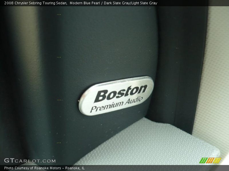 Modern Blue Pearl / Dark Slate Gray/Light Slate Gray 2008 Chrysler Sebring Touring Sedan