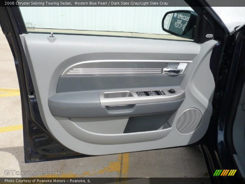 Modern Blue Pearl / Dark Slate Gray/Light Slate Gray 2008 Chrysler Sebring Touring Sedan