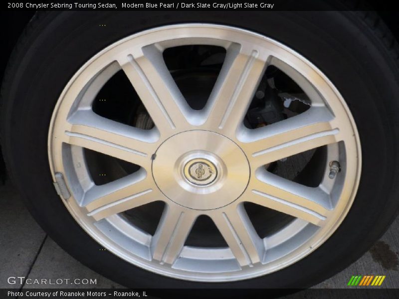 Modern Blue Pearl / Dark Slate Gray/Light Slate Gray 2008 Chrysler Sebring Touring Sedan