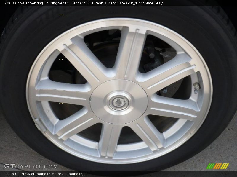 Modern Blue Pearl / Dark Slate Gray/Light Slate Gray 2008 Chrysler Sebring Touring Sedan