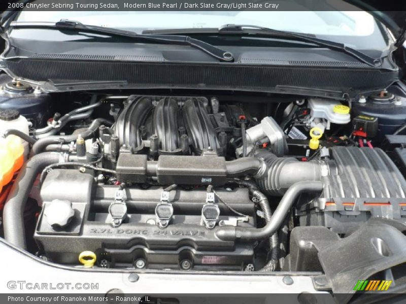 Modern Blue Pearl / Dark Slate Gray/Light Slate Gray 2008 Chrysler Sebring Touring Sedan