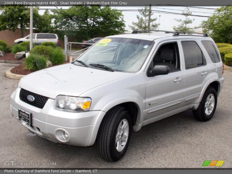 Silver Metallic / Medium/Dark Flint Grey 2005 Ford Escape Hybrid 4WD