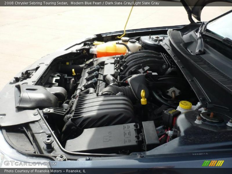 Modern Blue Pearl / Dark Slate Gray/Light Slate Gray 2008 Chrysler Sebring Touring Sedan