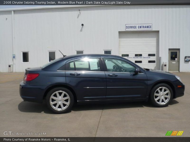 Modern Blue Pearl / Dark Slate Gray/Light Slate Gray 2008 Chrysler Sebring Touring Sedan