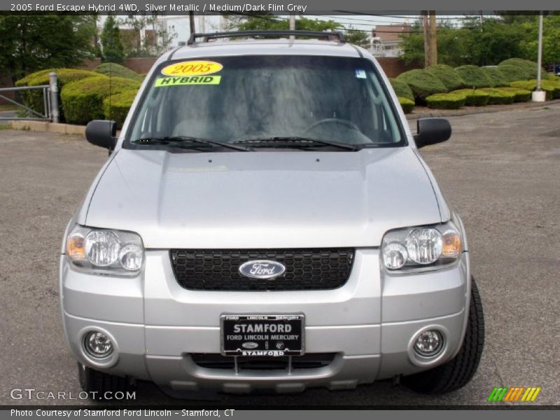 Silver Metallic / Medium/Dark Flint Grey 2005 Ford Escape Hybrid 4WD
