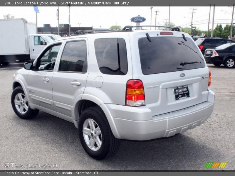 Silver Metallic / Medium/Dark Flint Grey 2005 Ford Escape Hybrid 4WD