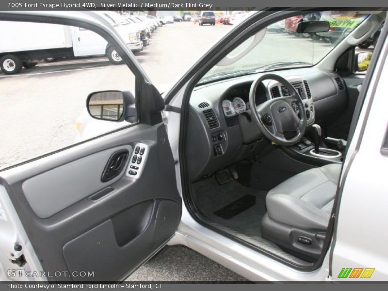 Silver Metallic / Medium/Dark Flint Grey 2005 Ford Escape Hybrid 4WD