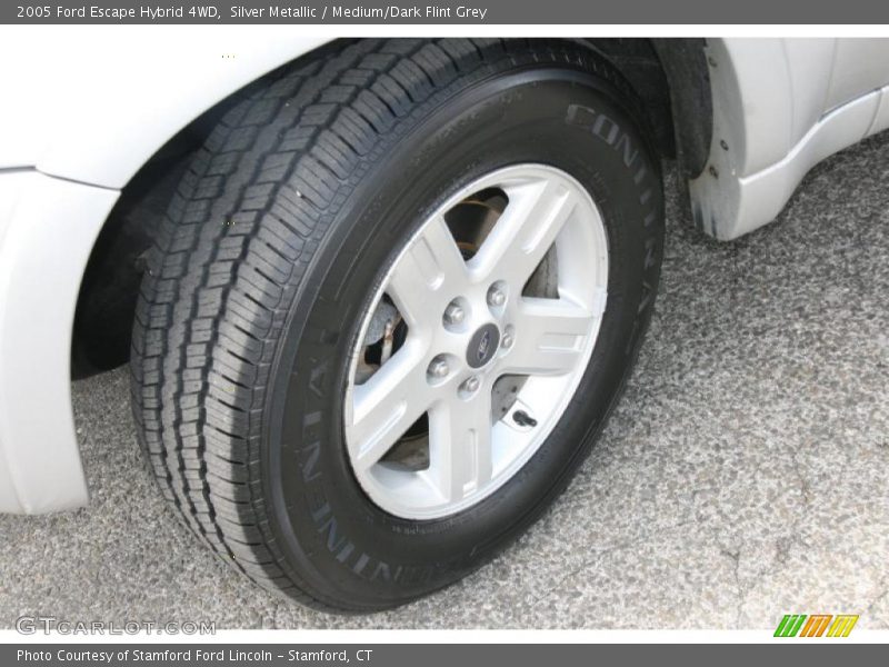 Silver Metallic / Medium/Dark Flint Grey 2005 Ford Escape Hybrid 4WD