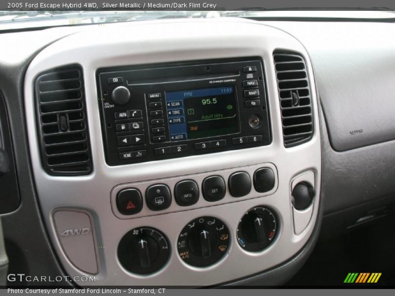 Silver Metallic / Medium/Dark Flint Grey 2005 Ford Escape Hybrid 4WD