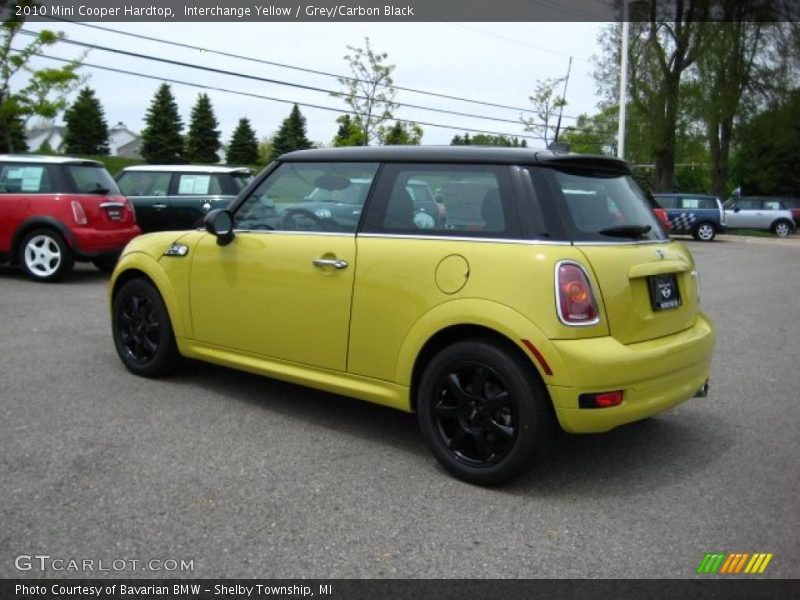Interchange Yellow / Grey/Carbon Black 2010 Mini Cooper Hardtop
