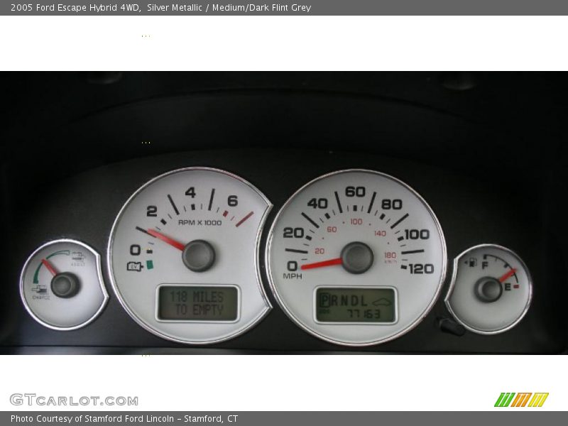 Silver Metallic / Medium/Dark Flint Grey 2005 Ford Escape Hybrid 4WD