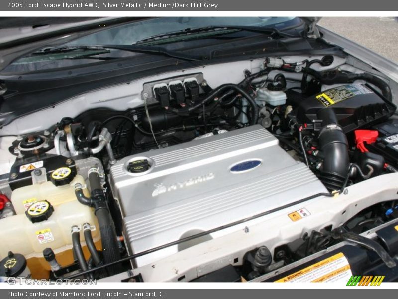 Silver Metallic / Medium/Dark Flint Grey 2005 Ford Escape Hybrid 4WD