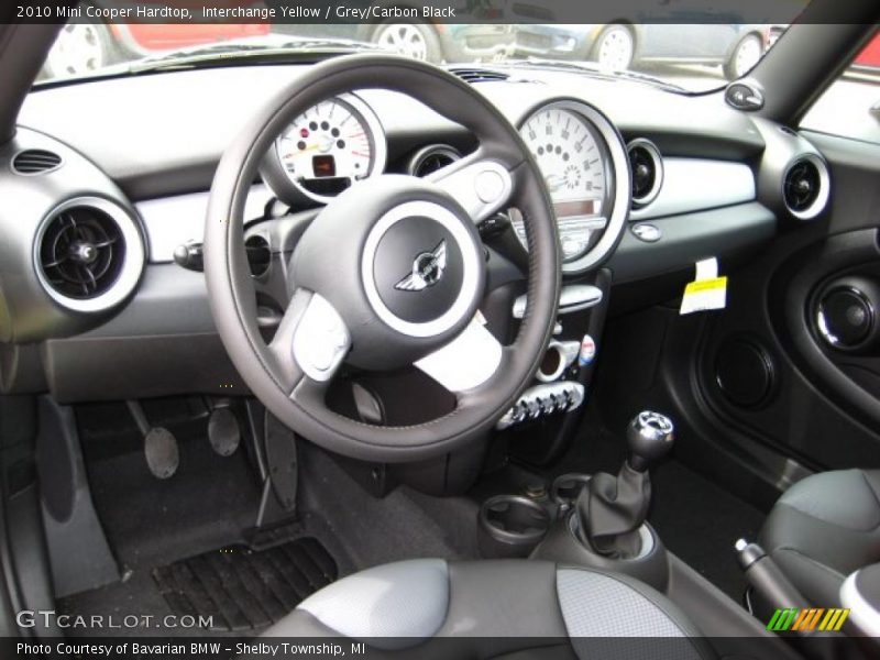 Interchange Yellow / Grey/Carbon Black 2010 Mini Cooper Hardtop