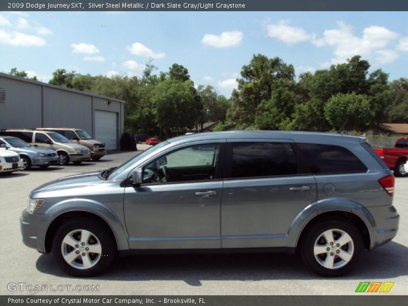 Silver Steel Metallic / Dark Slate Gray/Light Graystone 2009 Dodge Journey SXT