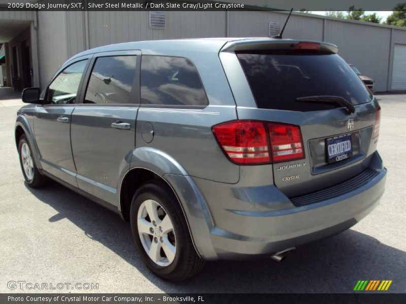 Silver Steel Metallic / Dark Slate Gray/Light Graystone 2009 Dodge Journey SXT