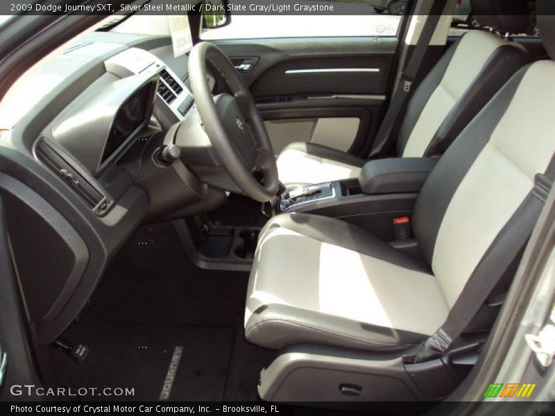 Silver Steel Metallic / Dark Slate Gray/Light Graystone 2009 Dodge Journey SXT