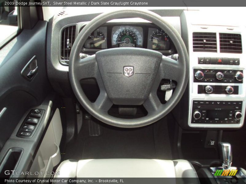 Silver Steel Metallic / Dark Slate Gray/Light Graystone 2009 Dodge Journey SXT