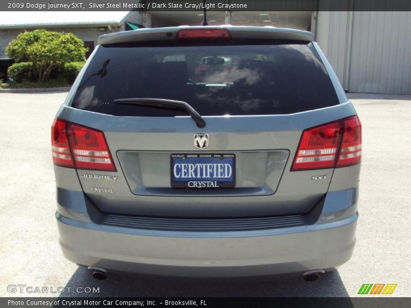 Silver Steel Metallic / Dark Slate Gray/Light Graystone 2009 Dodge Journey SXT