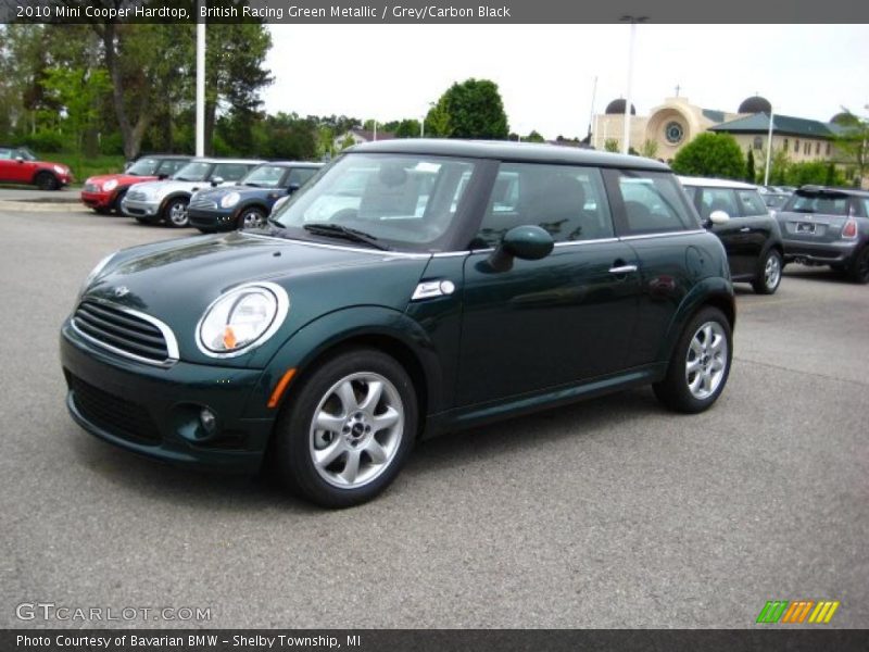 British Racing Green Metallic / Grey/Carbon Black 2010 Mini Cooper Hardtop