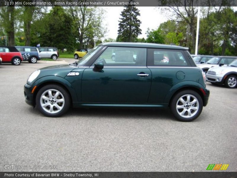 British Racing Green Metallic / Grey/Carbon Black 2010 Mini Cooper Hardtop