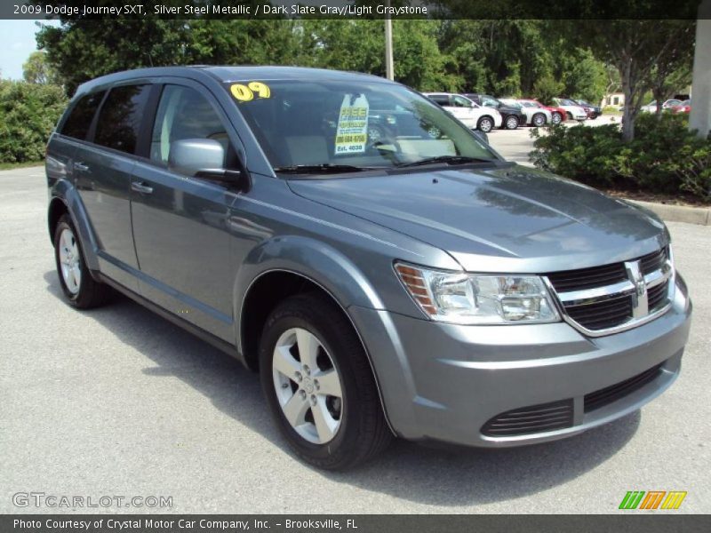 Silver Steel Metallic / Dark Slate Gray/Light Graystone 2009 Dodge Journey SXT