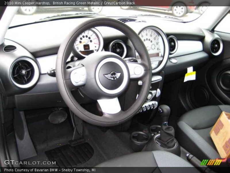 British Racing Green Metallic / Grey/Carbon Black 2010 Mini Cooper Hardtop