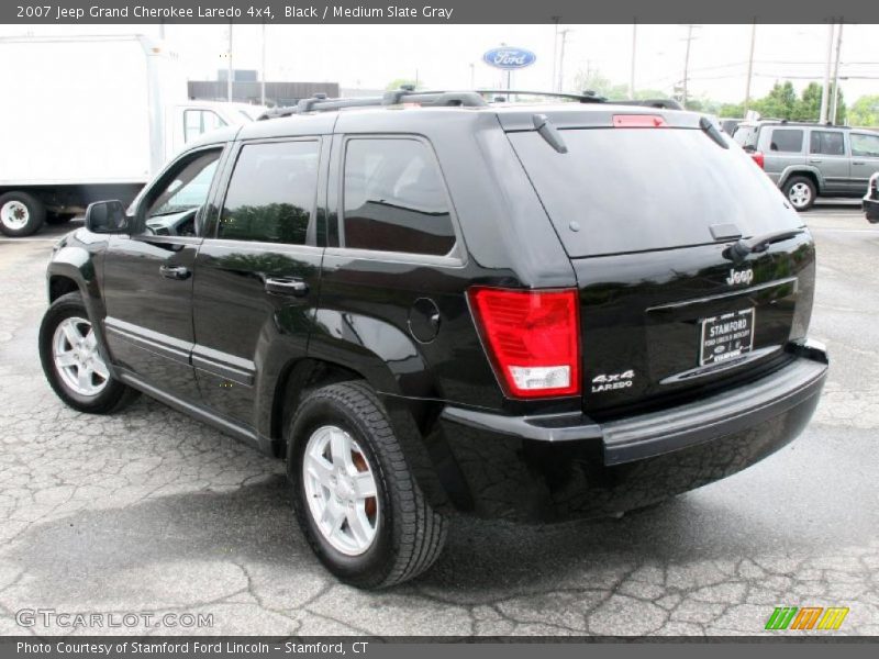 Black / Medium Slate Gray 2007 Jeep Grand Cherokee Laredo 4x4