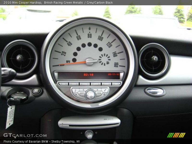 British Racing Green Metallic / Grey/Carbon Black 2010 Mini Cooper Hardtop