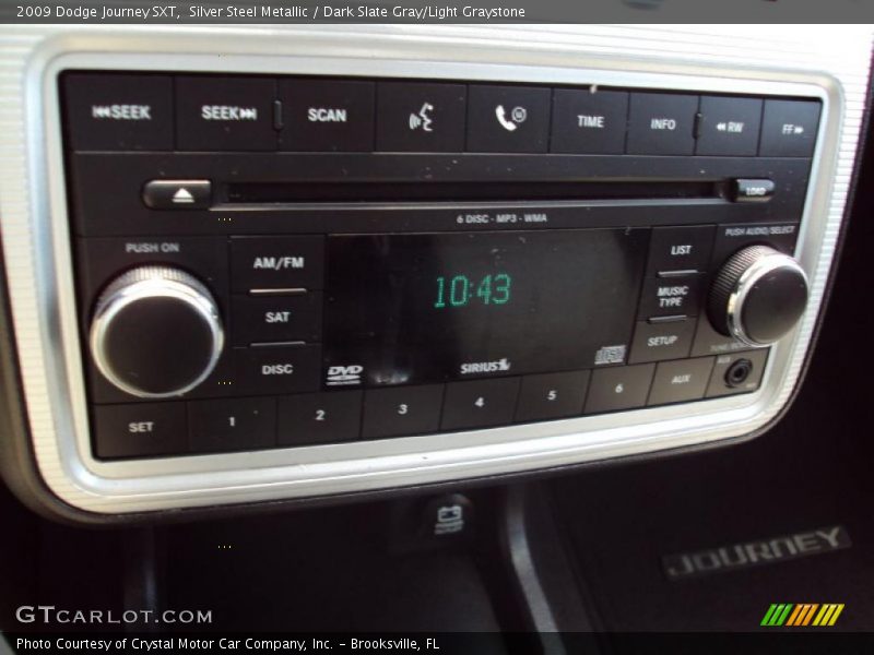 Silver Steel Metallic / Dark Slate Gray/Light Graystone 2009 Dodge Journey SXT