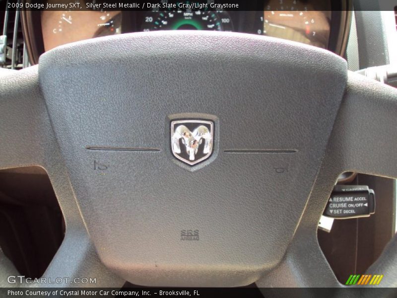 Silver Steel Metallic / Dark Slate Gray/Light Graystone 2009 Dodge Journey SXT