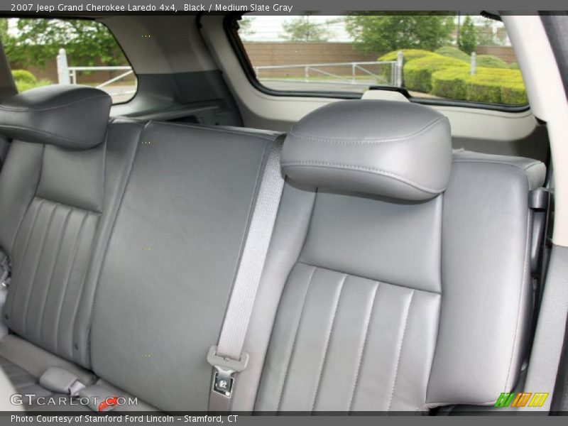 Black / Medium Slate Gray 2007 Jeep Grand Cherokee Laredo 4x4