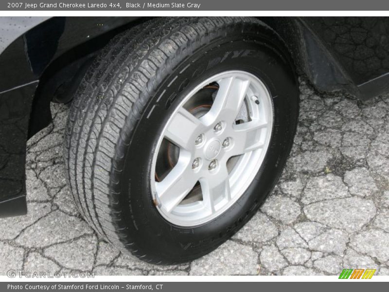 Black / Medium Slate Gray 2007 Jeep Grand Cherokee Laredo 4x4