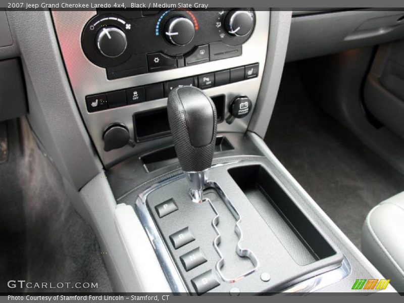 Black / Medium Slate Gray 2007 Jeep Grand Cherokee Laredo 4x4