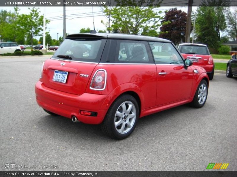 Chili Red / Grey/Carbon Black 2010 Mini Cooper Hardtop