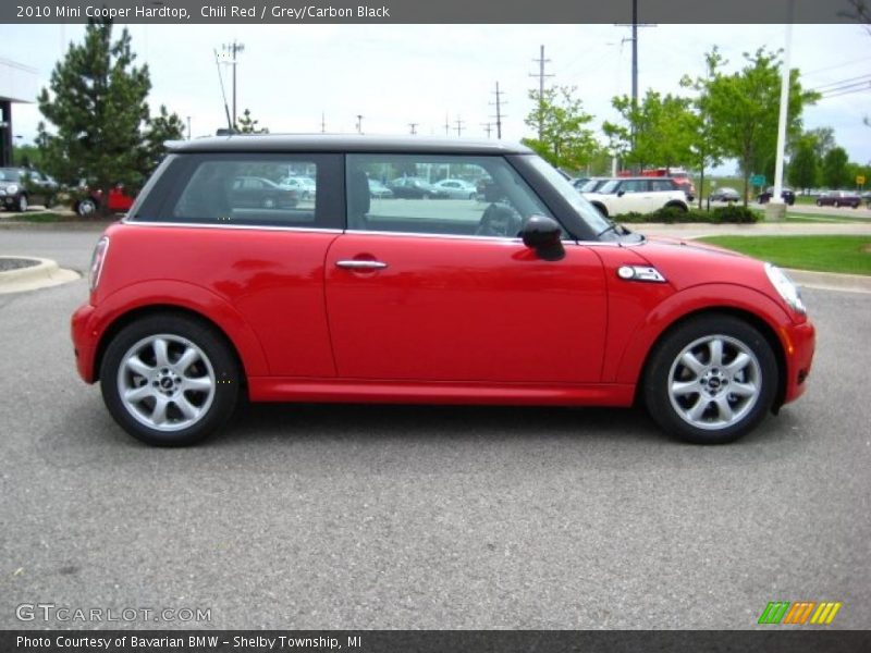 Chili Red / Grey/Carbon Black 2010 Mini Cooper Hardtop